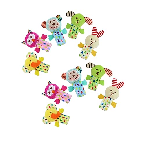 COMNESTBI 10 Stück Fingerpuppen Kinderspielzeug Babypuppen Für Babys Die Marionetten Babypuppen Tierfinger Fingerpuppen Fingerpuppe Fingerspielzeug von COMNESTBI