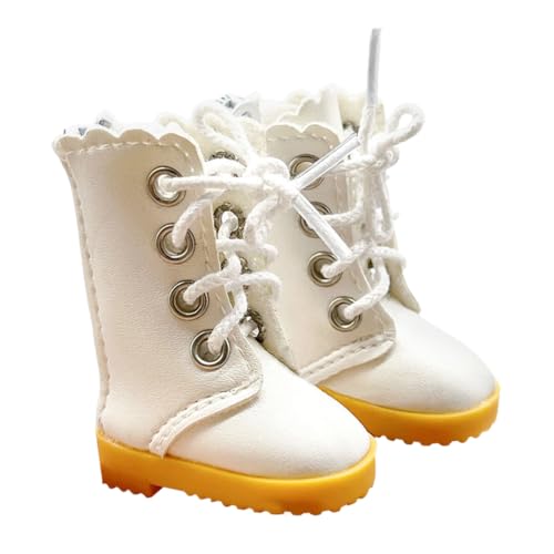 COMNESTBI Hochwertige High Top Puppenstiefel Für Große Bjd Puppen Und Praktische Schuhe Für Puppenspiel Für Puppen Enthusiasten Weiße Farbe von COMNESTBI