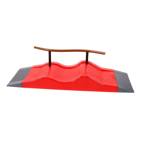 COMNESTBI Skateboarding Venue Props Skateboard Spiele Mini Skateboard Eiskunstlauf Training Fingermassagebrett Finger Surfbrett Für Autofahrt Skate Rampe Fingerspielzeug Kunststoff von COMNESTBI