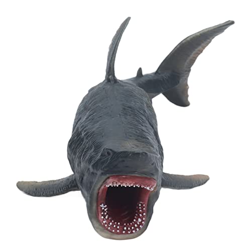 COMTERVI 25 cm Hai-Modell, Simulation Ozean-Seehai, Lernspielzeug, Figurensammlung, Spielset, Ornamente, Dekoration, Kindergeschenk (Megalodon) von COMTERVI