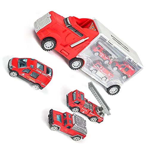 COMTERVI 3-teiliges Transporter-Autotransporter-LKW-Spielzeug, Autos, Mini-Set, Autotransporter, Kinderspielfahrzeuge, Modell für Kleinkinder, und Mädchen (Werkstatt für Mobile von COMTERVI