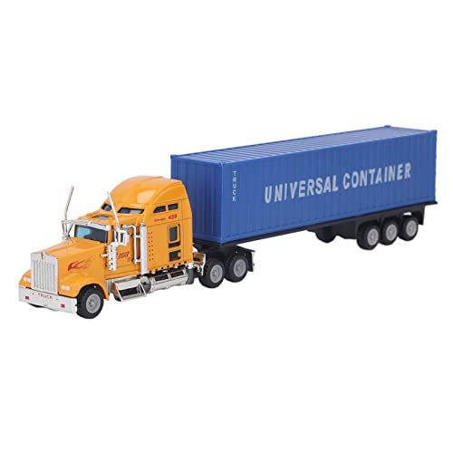 COMTERVI Container-LKW-Spielzeug, Legierung, Spielfigur, Lernfahrzeuge, Spielzeug, Container-LKW, Sattelzug, Modell, Spielzeug, Geschenke für und Mädchen von COMTERVI