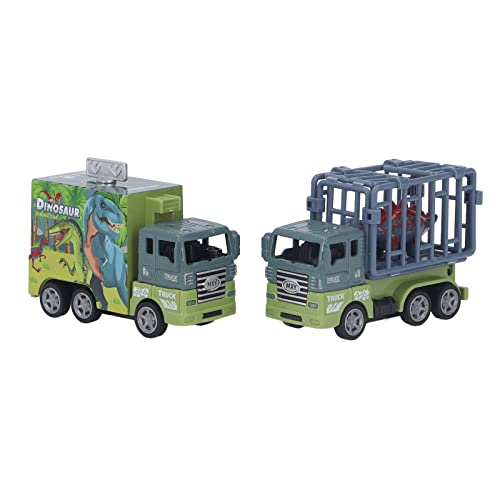 COMTERVI Dinosaurier-LKW-Autospielzeug, Dinosaurier-Transportauto-Spielzeug 2, Dinosaurier-Autospielzeug und Dinosaurier-Spielzeug für, Dinosaurier-Autospielzeug für und Mädchen von COMTERVI