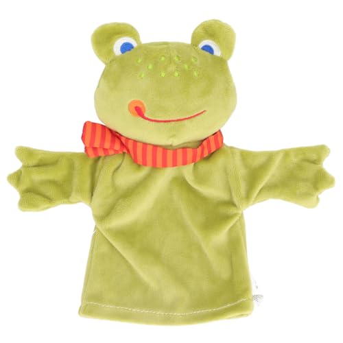 Handpuppen-Spielzeug, Niedliche Tier-Plüsch-Handpuppe für Kleinkinder, Schule, Zuhause, Puppentheater, Spielzeug, für (Frosch) von COMTERVI