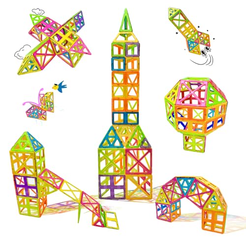 CONDIS Magnetische Bausteine 72 Teile Mega Set - XXL(2×)& Standard Blöcke, Fensterkarten, Mint Lernspielzeug ab 3+ für Zuhause & Kindergarten mit Stoffsack CONDIS Magnetische Bausteine 72 Teile Mega Set - XXL(2×)& Standard Blöcke, Fensterkarten, Mint Lernspielzeug ab 3+ für Zuhause & Kindergarten mit Stoffsack von CONDIS