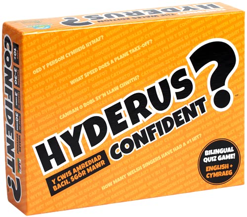 CONFIDENT? HYDERUS? - zweisprachiges Familien-Quizspiel über Wales - Gêm Gwis Deuluol Ddwyieithog am Gymru - perfektes walisisches Geschenk - Wales Edition des preisgekrönten Familienspiels von CONFIDENT?