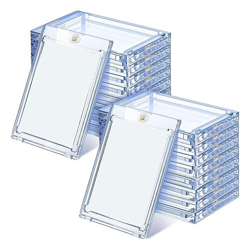 CONFUSE 20 Stück 180 PT Magnetkartenhalter, Transparentes Magnetkartenhalter-Set, Schutzfolien für Sammelkarten, Sport, Baseballkarten von CONFUSE