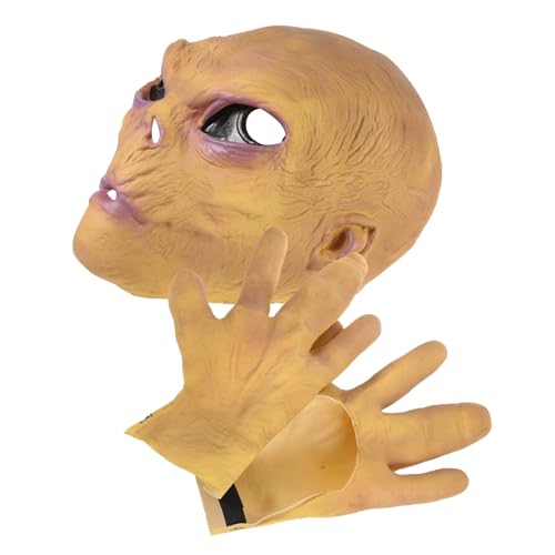 CONGARTENO 1 Satz Alien-horror-geister- -kapuze Horrormaske Maskerade Alien-maske Gruselige Maske Cosplay-party-alien-maske Alien-maske Für Erwachsene Alien-halloween Emulsion von CONGARTENO