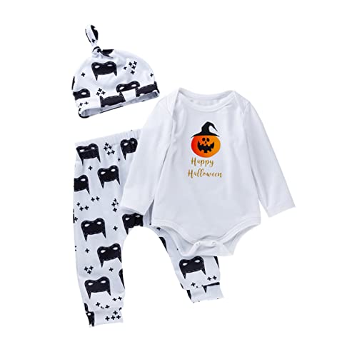 CONGARTENO 1 Satz Halloween-Spielanzug halloween theme halloween outfit babytragen Neugeborenes Outfit für Jungen Halloween- -Overall Säuglingskleidung -Halloween-Kostüm Baumwolle von CONGARTENO