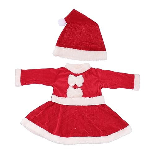 CONGARTENO 1 Satz Weihnachtsanzug Für Mädchen Weihnachtsmann-outfits Für Mädchen Weihnachtsoutfits Weihnachtsmannkostüm Für Mädchen Weihnachtskostüm Für Mädchen von CONGARTENO