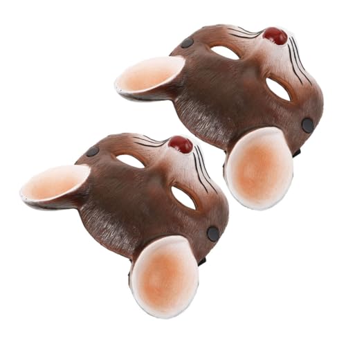 CONGARTENO 2 Stück Halloween-rattenmasken Für Kinder, Realistische -tierkopf-kostümmaske, Ideal Für Partys Und Cosplay CONGARTENO 2 Stück Halloween-rattenmasken Für Kinder, Realistische -tierkopf-kostümmaske, Ideal Für Partys Und Cosplay von CONGARTENO