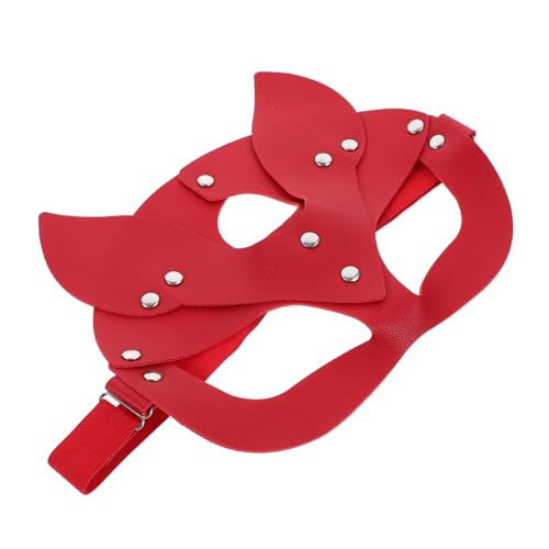 CONGARTENO Partyzubehör Venezianische Partymasken Kostüm Party Dekor Partydekoration Halloween Fuchs Maskerade-party- Cosplay-kostüm- Cosplay-requisiten Frauenmaske Rot von CONGARTENO