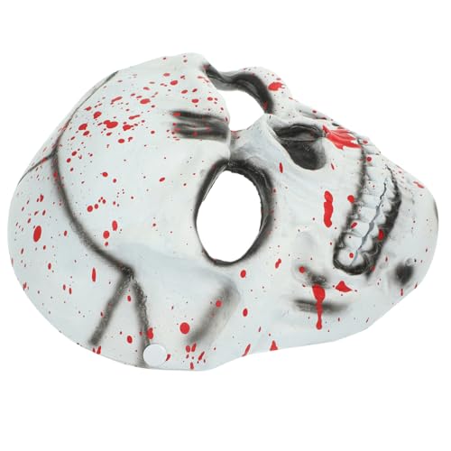 CONGARTENO halloween costume halloween kleidung halloween mask masken zu halloween costume de halloween Schädelmaske Horrormaske realistische Totenkopfmasken Halloween-Maskerade-Maske Pu von CONGARTENO