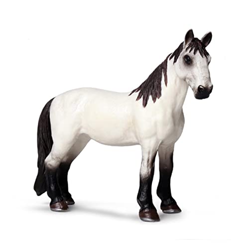 COOKOE Wildtier Pferd Modell weiß Steed Ranch Sammelfigur Spielzeug von COOKOE