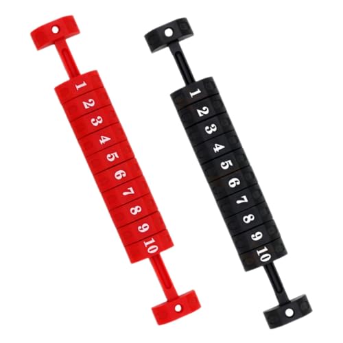 COOLHIYA 2 Stück Tisch Scoring Streifen Tischfußball Score Zähler Tischfußball Werkzeuge Tischfußball Score Stangen Kicker Score Marker Score Marker Stangen Tisch Score Keeper von COOLHIYA