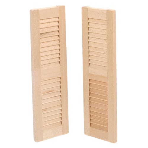 COOPHYA 2 Stück Puppenhaus Möbel Fensterläden Teiliges Realistische Robuste Mini Jalousien Detailgetreue Dekoration für Puppenhaus Schlafzimmer Sicher Handwerklich Verarbeitet COOPHYA 2 Stück Puppenhaus Möbel Fensterläden Teiliges Realistische Robuste Mini Jalousien Detailgetreue Dekoration für Puppenhaus Schlafzimmer Sicher Handwerklich Verarbeitet von COOPHYA