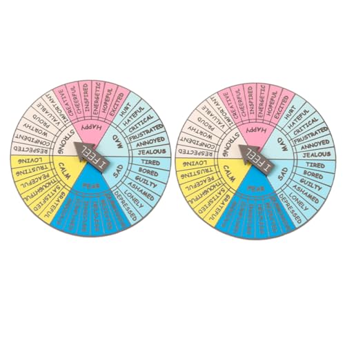 COOPHYA 2St Emotionsrad-Abzeichen Lenkrad Sozialer Batterie-Pin Rollen zubehör Metalldekoration drehplatte plattenträger Gefühlsrad-Metalldekor Dekoratives Feeling-Rad-Abzeichen Legierung von COOPHYA