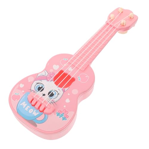 COOPHYA Mini-Gitarre kinderinstrumente musikinstrumente musikspielzeug instrument Kinderinstrument Ukulele- für die frühe Bildung Abs Rosa von COOPHYA