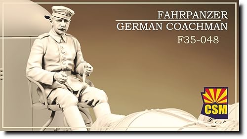 COPPER STATE MODELS - Fahrpanzer German Coachmanmaquette Figur Fahrpanzer German Coachman Copper State Models |f35-048| 1:35 Miniatur Figur von COPPER STATE MODELS