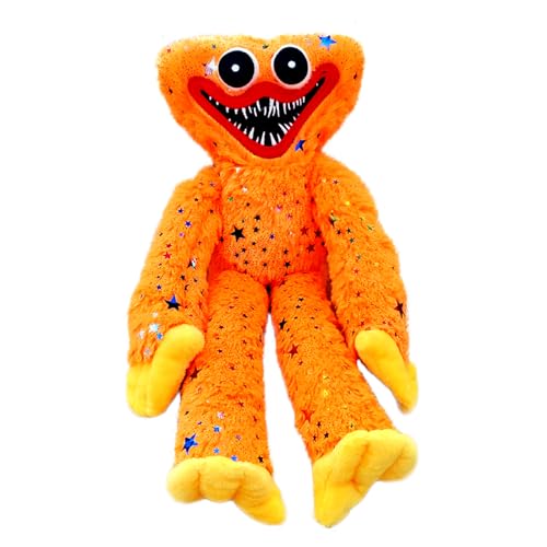 COQOYO Kuscheltier, Poppy Plüschtier Orange, Gruseliges Horror Monster Playtime Stofftier, 40cm Plüschpuppe Lustige Smiling Plushie Figure Spielzeug, Geburtstag Geschenke für Kinder von COQOYO