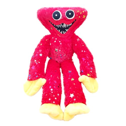 COQOYO Kuscheltier, Poppy Plüschtier Rot, Gruseliges Horror Monster Playtime Stofftier, 40cm Plüschpuppe Lustige Smiling Plushie Action Figure Spielzeug, Geburtstag Geschenke für Kinder von COQOYO