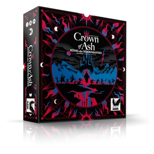 Corax Games | Crown of Ash - König der Nekromanten | Kennerspiel für 1-4 Spieler ab 14 Jahren | Deutsch von CORAX GAMES