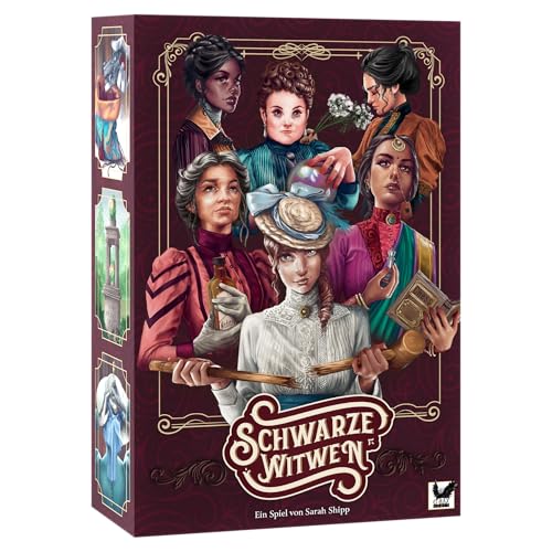 CORAX GAMES | Schwarze Witwen | EIN makaberes Kartenspiel im viktorianischen England | Deutsch von CORAX GAMES