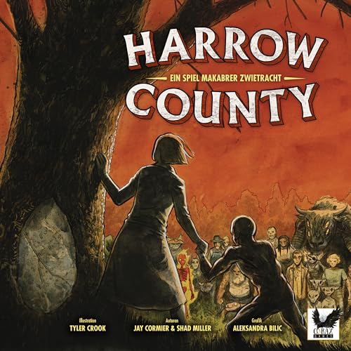 Corax Games | Harrow County | Spannendes Brettspiel mit Kapiteln | für 1-3 Spieler| Deutsch von CORAX GAMES