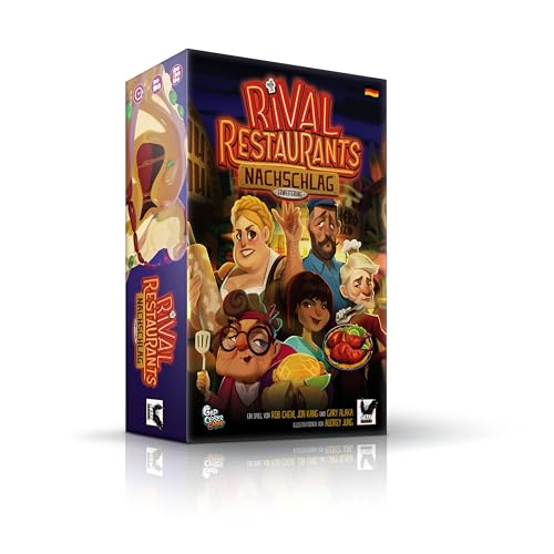 Corax Games | Rival Restaurants - Nachschlag Erweiterung | Turbulentes Brettspiel für die ganze Familie | Ab 10 Jahren| Deutsch… von CORAX GAMES