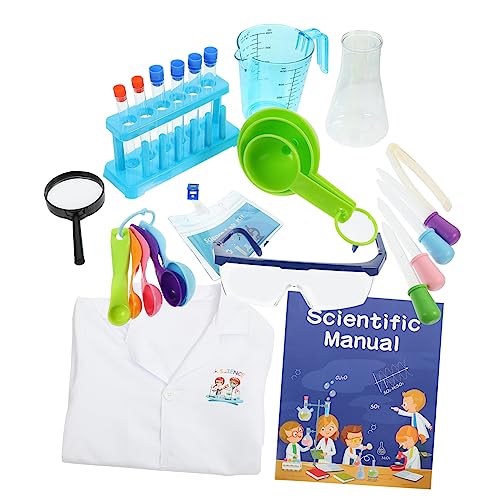 1 Satz Experimentierkasten Puzzle-Spielzeug Lernspielzeug für Kinder Kinderspielzeug Chemistry Set for experimentierkästen Kinder Hauswissenschaftsspielzeug für Kinder Plastik CORHAD von CORHAD