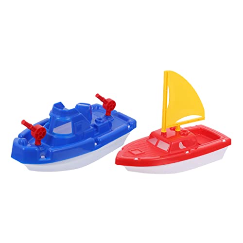 2St Schnellboot Poolspielzeug für Kleinkinder Strandboot Spielzeug Kinder Outdoor Spielzeug Kinder draußen Spielzeug badewanne Spielzeug Bootsspielzeug Badeboot Spielzeug CORHAD von CORHAD