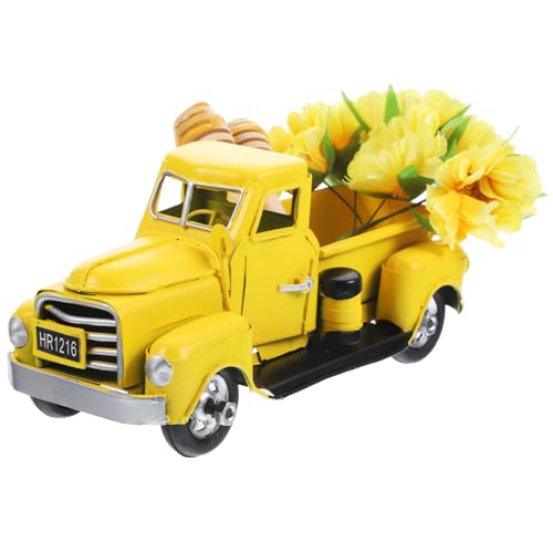 CORHAD 1 Satz Abgestufter Tablett-Ornamente Mit Bienenmotiv, Mini-Truck, Sonnenblume, Honigschöpflöffel-Dekoration, Abgestuftes Bienen-tablett- von CORHAD