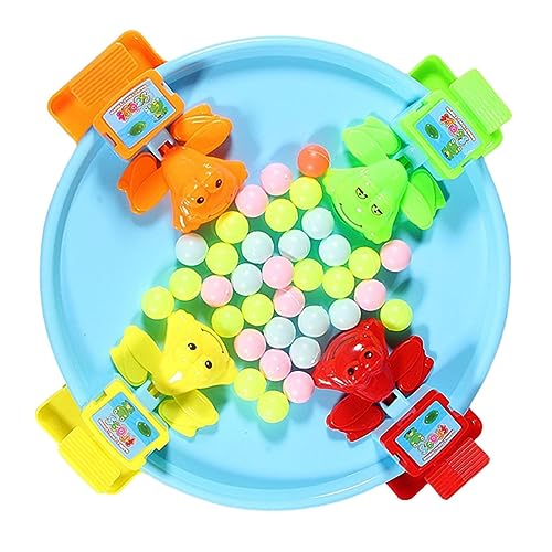 CORHAD 1 Satz Frosch Pacman Spielzeug Partyspielspielzeug Froschspiel Füttern Gehirnspielzeug Fütterungsspiel Kleinkind Frösche Spielzeug Frösche Für Kinder Sportperlen Rührbrett Abs von CORHAD