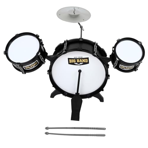 CORHAD 1 Satz Jazztrommel für Kinder Musikinstrumente für Kinder Kinderspielzeug kinderinstrumente Music Instruments for lustige Musikspielzeuge Jazz-Drum-Spielzeug Plastik Black von CORHAD