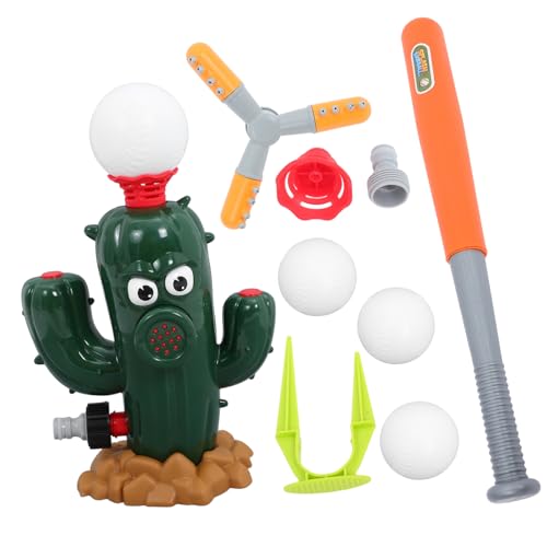 CORHAD 1 Satz Kaktus-spritzspielzeug Rasensprenger Spielzeug Wasserspielzeug Für Den Hinterhof Baseball-Sprinkler-Spielzeug Gartensprinkler-Spielzeug Für Kinder Kaktussprinkler Abs von CORHAD