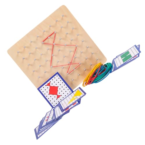 CORHAD 1 Satz Nägel mit geometrischer Form geoboard mathematische Grafik grafisches Lernspielzeug Spielzeug für Kinder kinderspielzeug Geoboard für Kleinkinder Geoboard für frühes Lernen von CORHAD