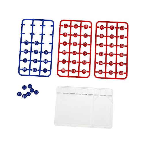 CORHAD 1 Satz Partyspielzeug Mini-lotteriemaschine Tischtennis Lotteriekugeln Zahlenspielbälle Spielball Rad-Lotterie-Maschine Mini-Pong-bälle Lotteriespiele Für Kinder Plastik von CORHAD