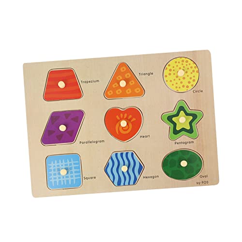 CORHAD 1 Satz Puzzle Sportspielzeug für Kleinkinder Spielzeug Kinder bausteine rätselbuch Kinder laubsägen für Kinder holzrätsel Kinderspielzeug Kleinkindspielzeug hölzern Colorful von CORHAD