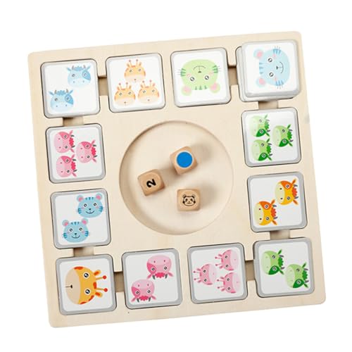 CORHAD 1 Satz Saugspielzeug passendes Bild Spielzeug Gehirnspielzeug Memory-Match-Stick-Spiel interaktives Spielzeug Kinder brettspiele praktisches Brettspiel kompaktes Brettspiel hölzern von CORHAD