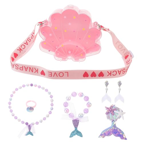 CORHAD 1 Satz Schmuckset für Kinder armbänder für Kinder geschenkset Kinder kindergeburtstags mitgebsel Kinder Schmuck selber Machen Kinderschmuck Kleinkind-Mädchen- Plastik von CORHAD