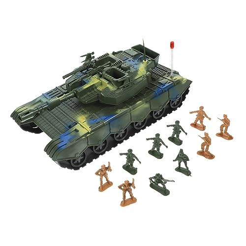 CORHAD 1 Satz Spielzeugsoldaten Kinderspielzeug Große Spielsachen Panzermodellbausatz Panzerspielzeug Rc-Panzer Auto Ferngesteuerter Tank Männer Am Waffenspielzeug Großer Emulationstank von CORHAD