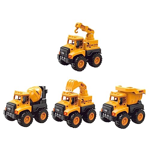 CORHAD Orange Abs-Material 1 Set Engineering Truck Spielzeug Bagger Baufahrzeug Spielzeug Für Jungen Mädchen Lernspielzeug von CORHAD