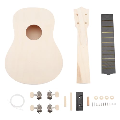 CORHAD 1 Satz Ukulele selber Machen Kinderanzüge Anzug für Kinder Mini-Knöpfe kinderinstrumente Kinder musikinstrumente Ukulele bausatz selber Machen handgefertigter Ukulele-Bausatz Linde von CORHAD