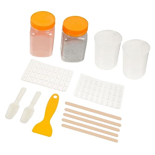 CORHAD 1 Satz Ziegelform-Set DIY Liefert Mini-wandziegel Sandtisch Zubehör Selber Machen Sandformen Bauen Miniatur-Ziegel-DIY-Form DIY Ziegel Für Sandtisch Bausteine Mini-Steine Kieselgel von CORHAD