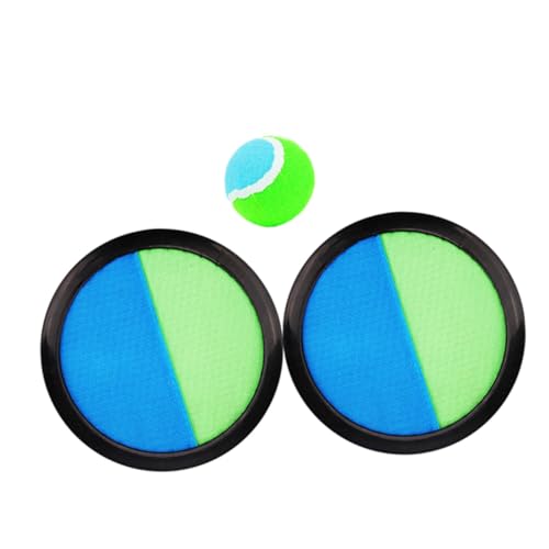 CORHAD 1 Satz klebriges Ballspielzeug Ballfangspiel Disc-Paddle-Catch-Spiele kinderbeschäftigung Kinder geschirrset Spielzeug klebriges Spielzeug Dart-Klebeball-Spielzeug Gummi Blue von CORHAD