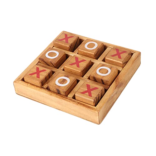 CORHAD 1 Satz xo Schach Kinderspielzeug Kinder Puzzle Zahlenrätsel für Kinder Zehe Tick Babyspielzeug für draußen Magnetisches Reisespielzeug Xo-Brettspiele Klassische Brettspiele hölzern von CORHAD