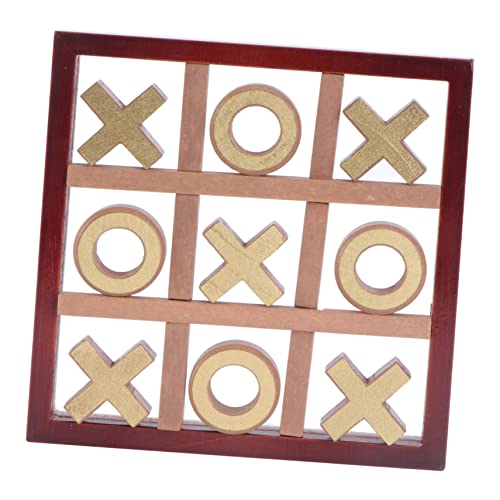 CORHAD 1 Satz xo Schach interaktives Spielzeug Interactive Toys Board Game gesselschaftspiele bretspiele Schachspielzeug aus Holz Brettspiel Spielzeug Lernspielzeug hölzern Brown von CORHAD