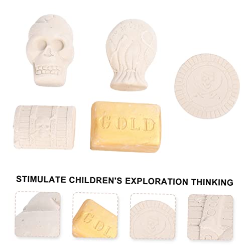 CORHAD 1 Schachtel Grabendes Spielzeug Archäologisches Dinosaurierspielzeug Ausgrabungsset für Kinder Safe Toy Kinder geschirrset Spielzeug Piraten Spielzeug Archäologisches Grabspielzeug von CORHAD