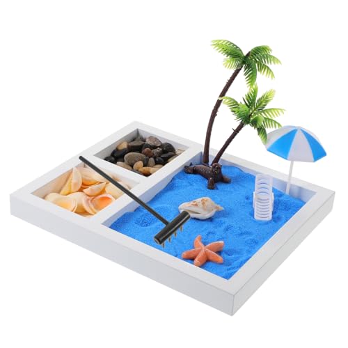 CORHAD Beach Set Strand Kinder 1 Set Japanische Stil Sand Strand Mikro Landschaft Dekoration Tisch Deko Sandkasten Figur Modell Kunstwerk Für Zuhause Größe Sandkasten Ornament von CORHAD