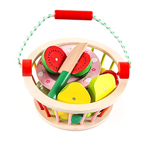 CORHAD Kinder-Set Zum Auswählen Der Küche Zum Schneiden Von Obst Spielzeug Pädagogisches Spielzeug Für Kleinkinder Obst-erkennungsspielzeug von CORHAD